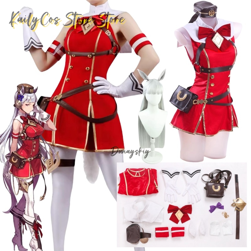 Women'S Red Accessories - Costume cosplay nave d'oro parrucca cappello