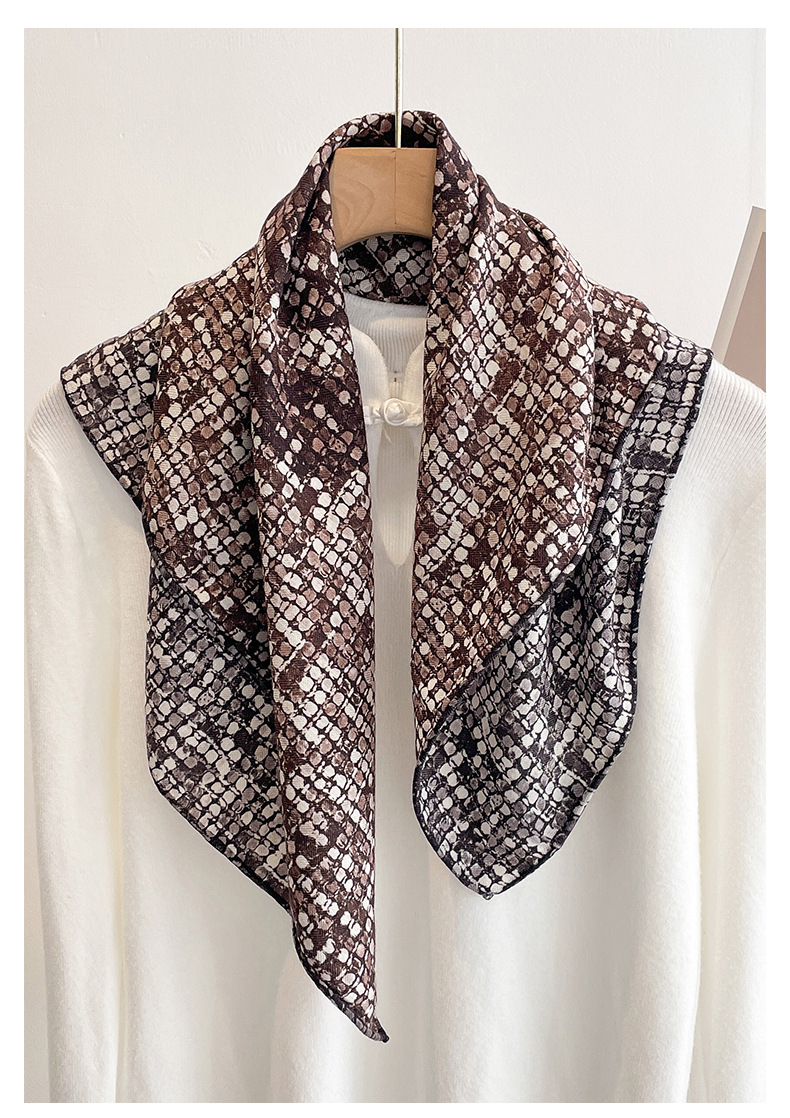 Silk Scarf Square - Sciarpe 70% Lana 30% Seta per