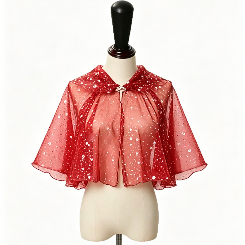 Women'S Red Accessories - Costume per spettacoli teatrali - mantello