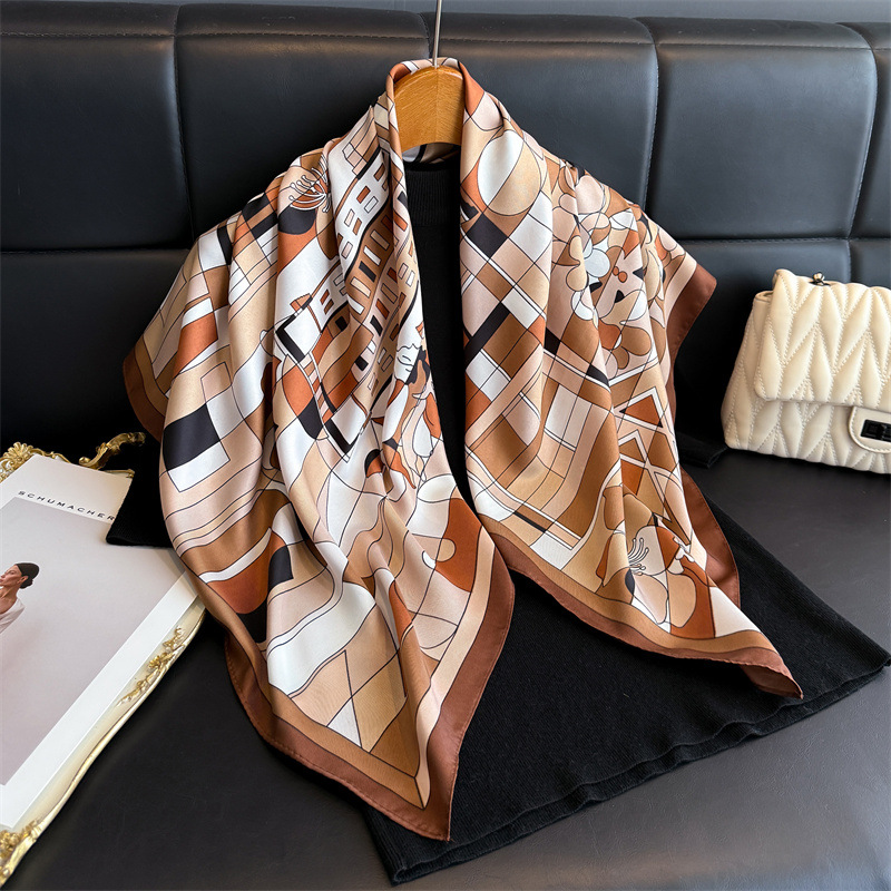 Silk Scarf Square - Nuova Sciarpa Quadrata in Seta Twill