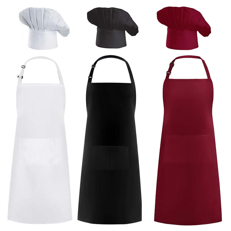 Women Kitchen Accessories - Grembiule Cappello da cuoco Servizio di