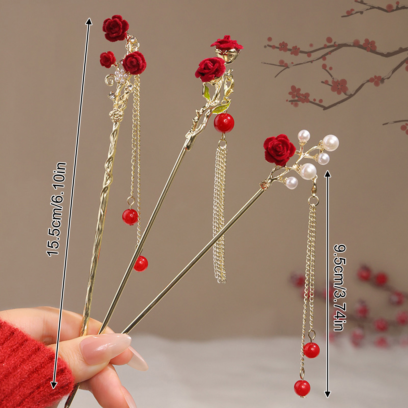 Fermaglio per capelli a forma  - Women'S Red Accessories recensione e prezzo