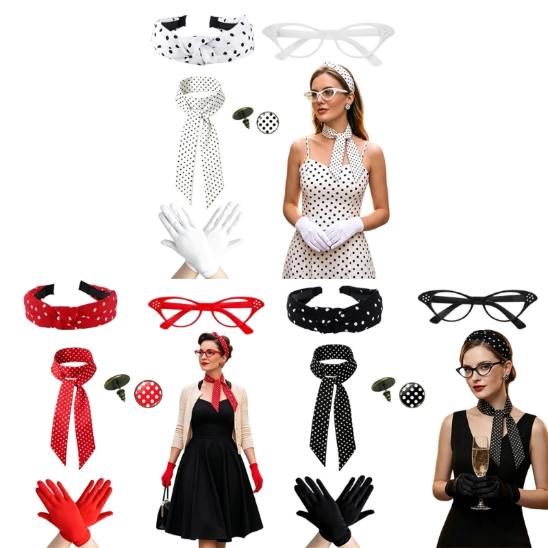 Set di 5 Costumi da Donna Anni - Women'S Accessories In The 1950S recensione e prezzo